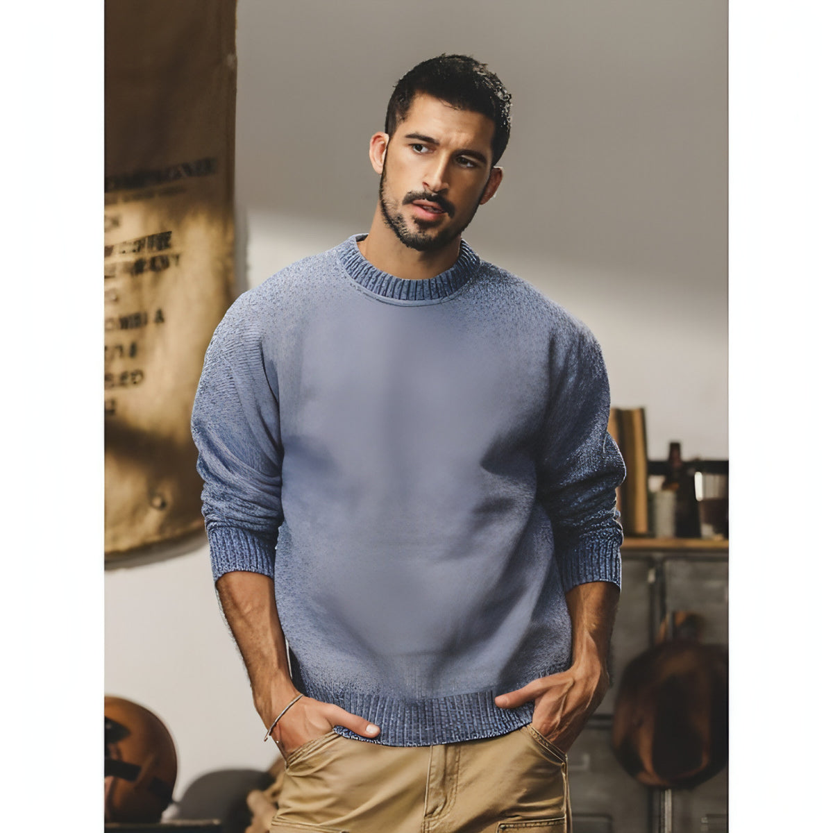 A.1 Herren Inner Wear Base Strickpullover
