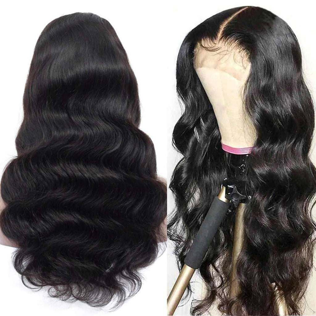 LuxeWave Natural Wig Real Hair - LuxeWave