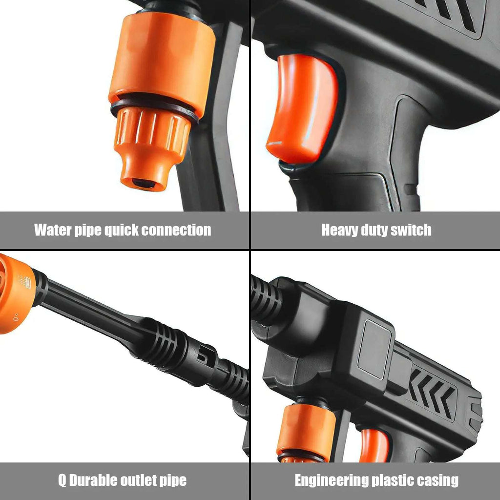 48V Water Gun Spray Cleaner Car Washer, Spain Warehouse Only - WOLFSHUNTER