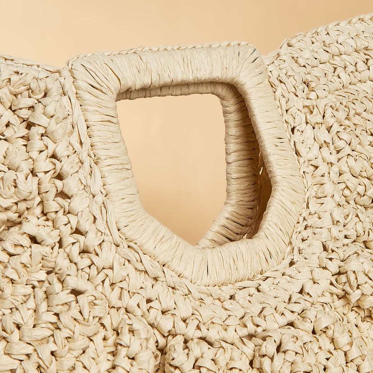 SolunaWeave™ – Vintage Straw Tote Edition