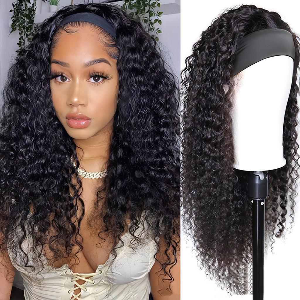 LuxeFlow Hair Natural Color Full Real Hair Wig Cover