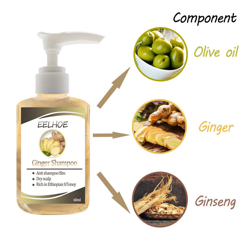 Ginger Root Hair Regeneration Shampoo – Anti-Hair Loss & Growth Booster