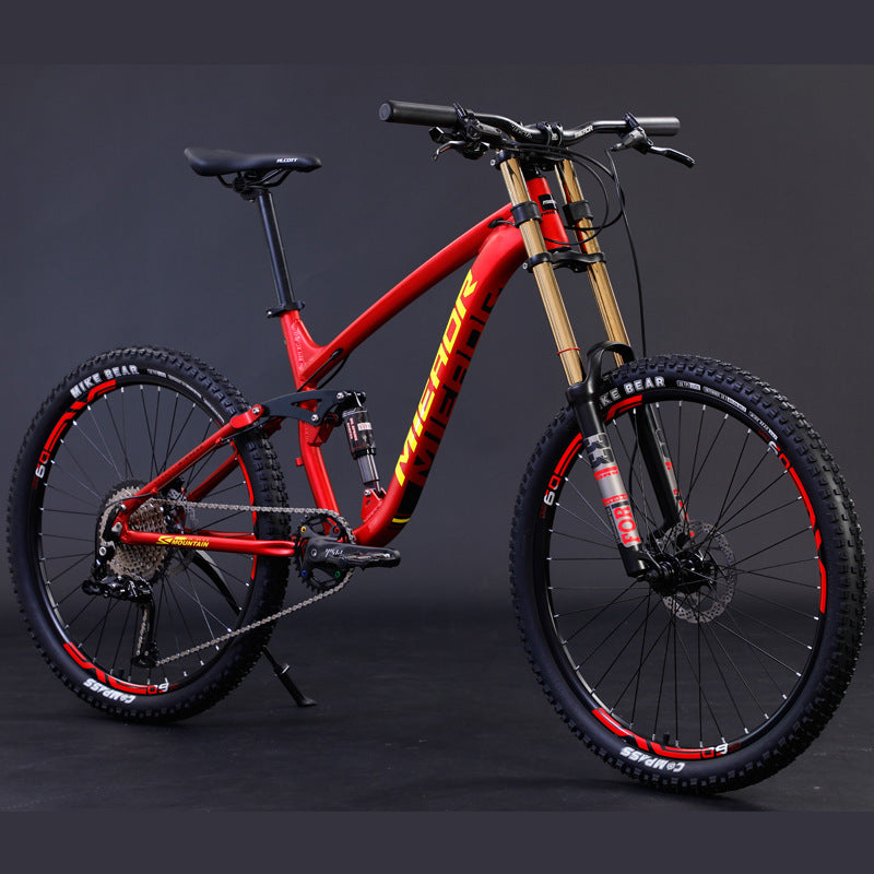Mieaor™ TrailBlaze Pro – Full Suspension MTB (26/27.5", 11-Speed, Oil Brake, Alloy Frame)