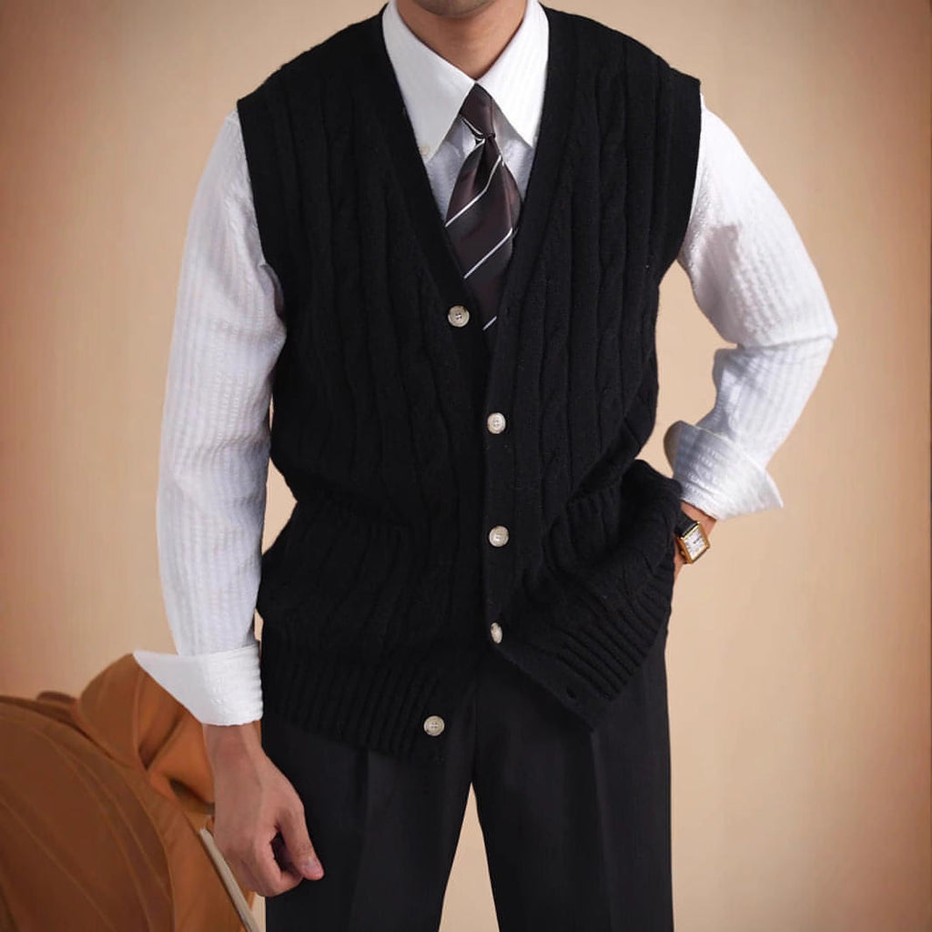 Aoyang Wollweste Pullover Herbst und Winter