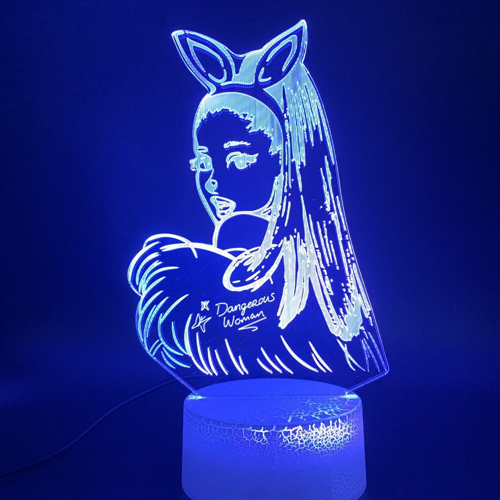 GlowShape™ – Custom 3D LED Night Lamp with Remote Control