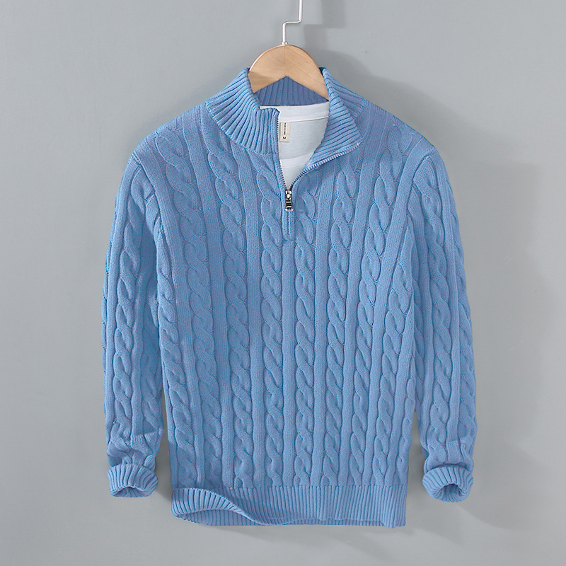 Neu Herren Warm Dicken Nadel Rollkragen Pullover Männer