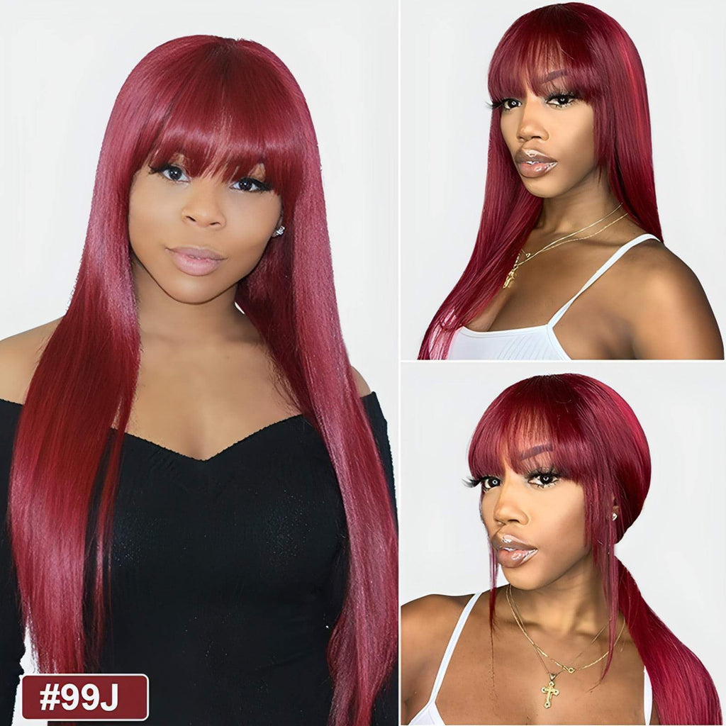LuxeWave - Real hair wig headgear NOIR