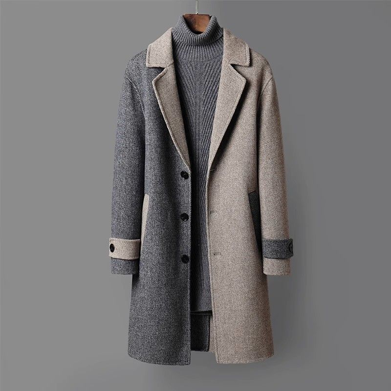 CorduLux™ Men's Wool Coat – Premium Style & Warmth