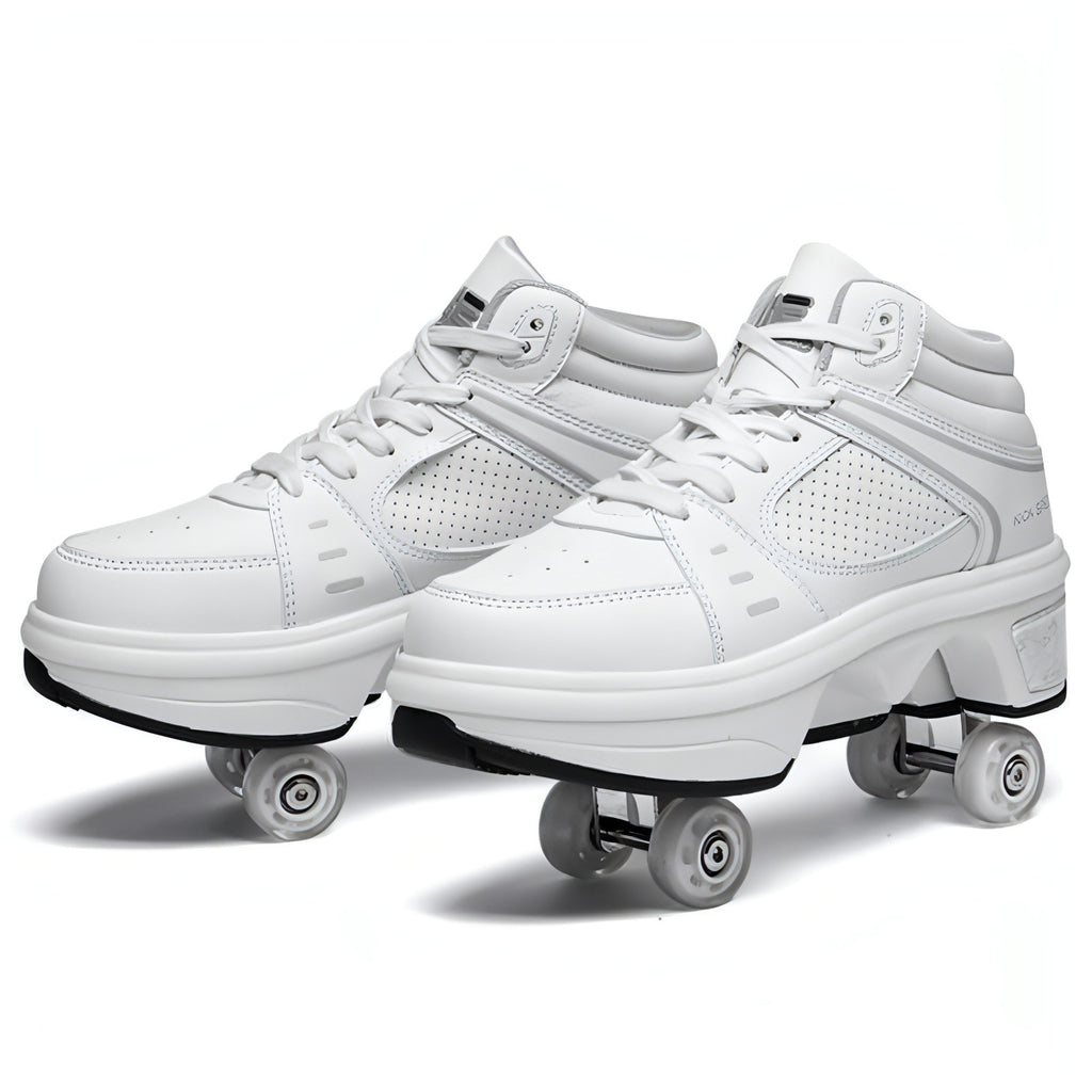 Doppelreihige Rollschuhe