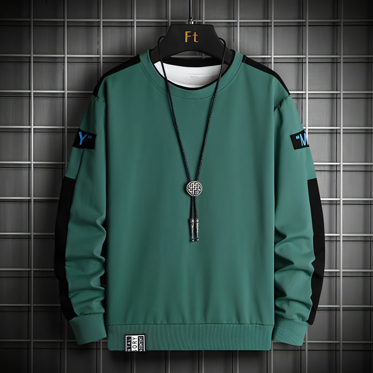 Men's Spring &amp; Autumn Casual Sports Round Neck Sweater