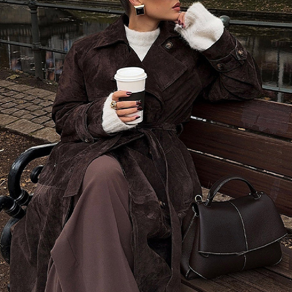 Vintage Brown Slim Coat – Haute Edition 25