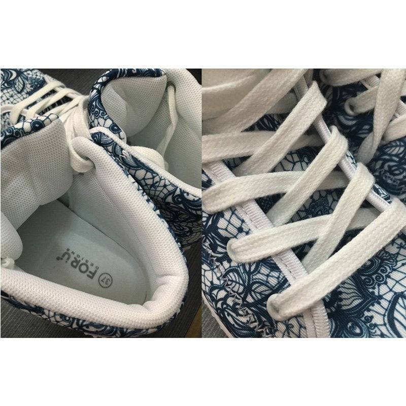 PrintKicks™ – Custom High-Top Platform Sneakers (Women)