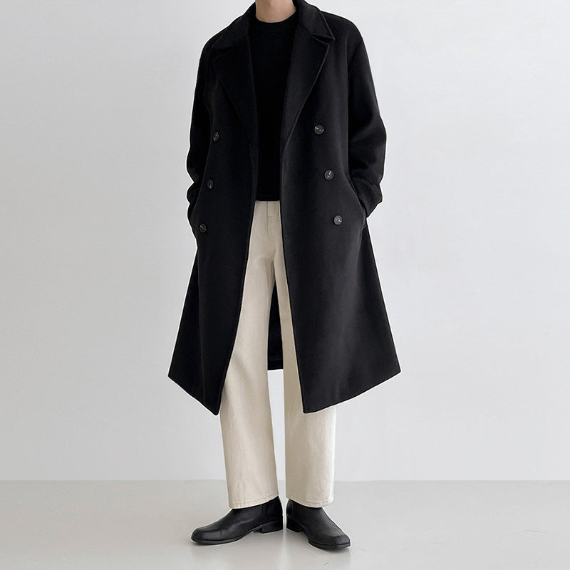 MetroElite™ Men's Wool Coat – Premium Winter Elegance