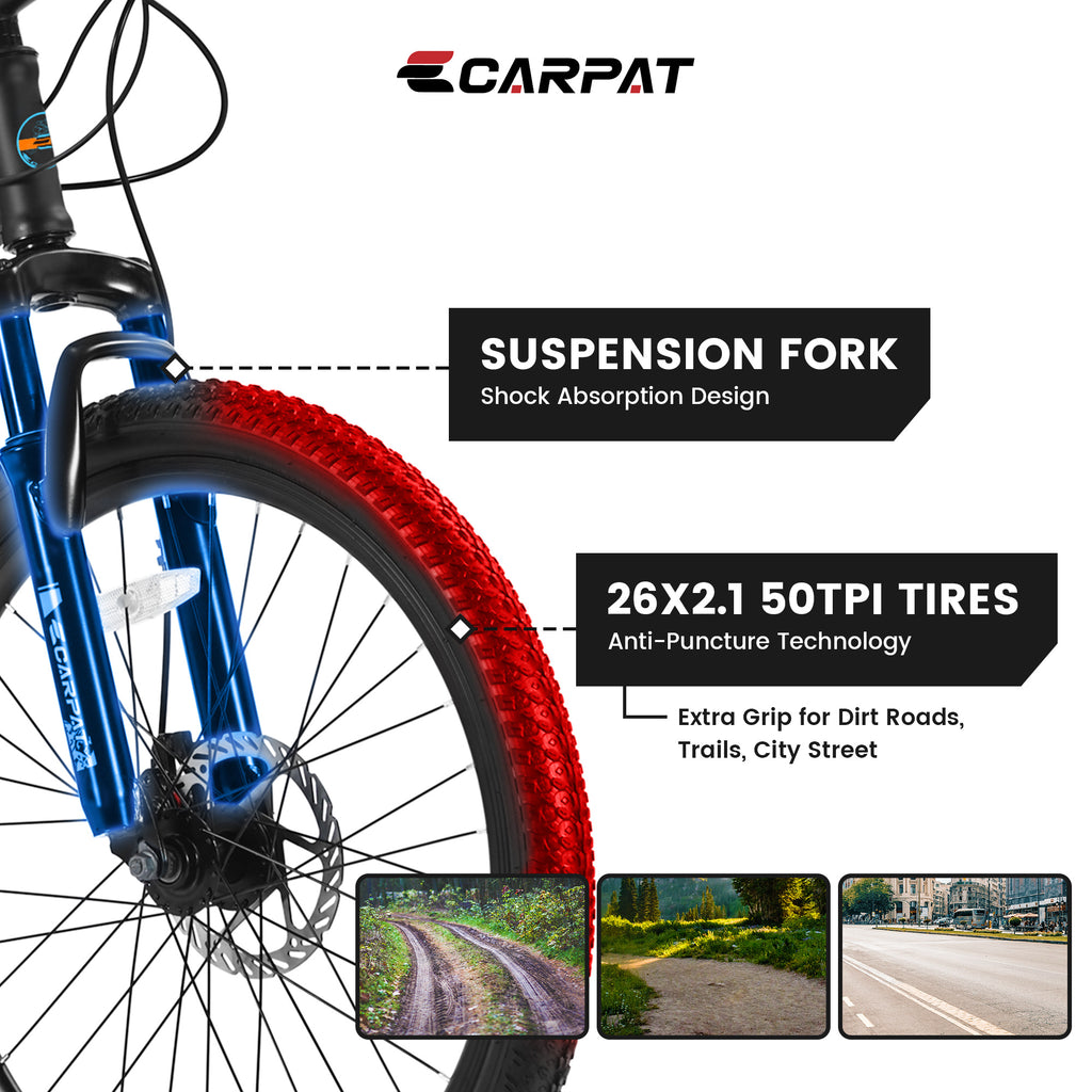 TrailStar™ – 26" Shimano 21-Speed Mountain Bike (Teen)