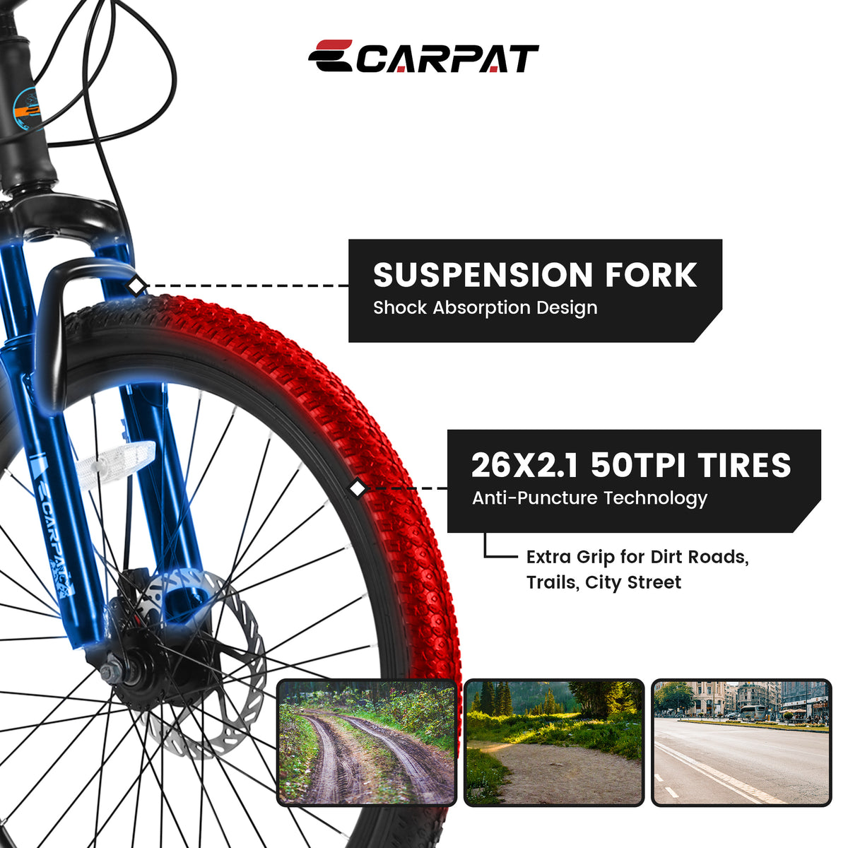 TrailStar™ – 26" Shimano 21-Speed Mountain Bike (Teen)
