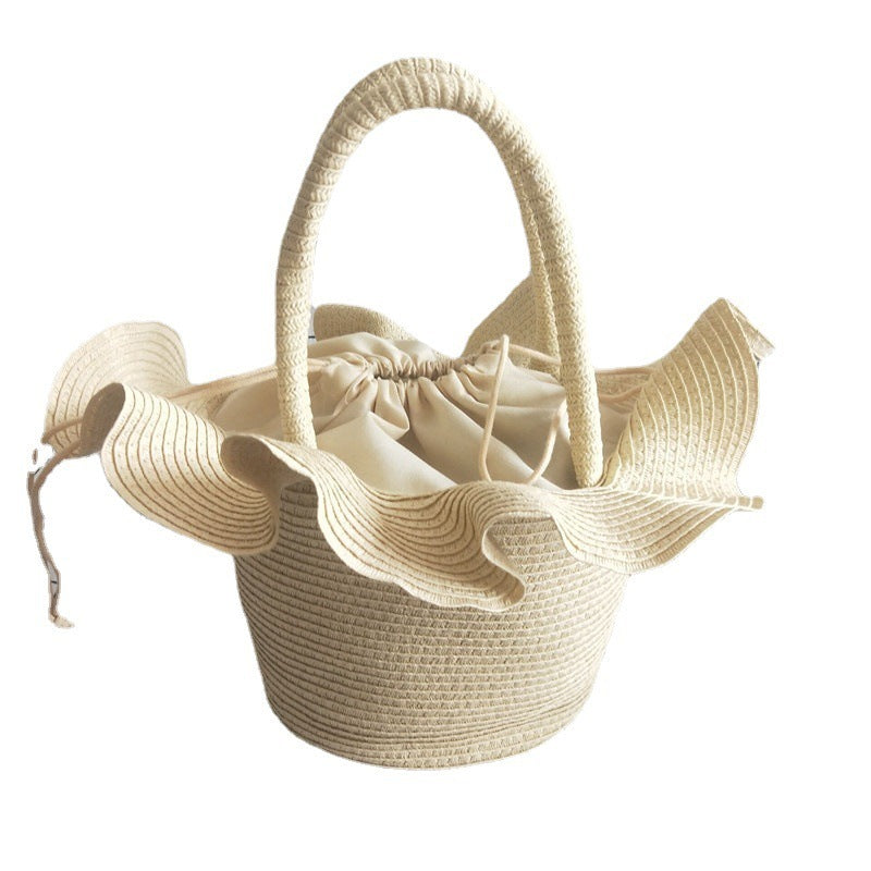 SolunaWeave™ – Flare Hat Basket Bag