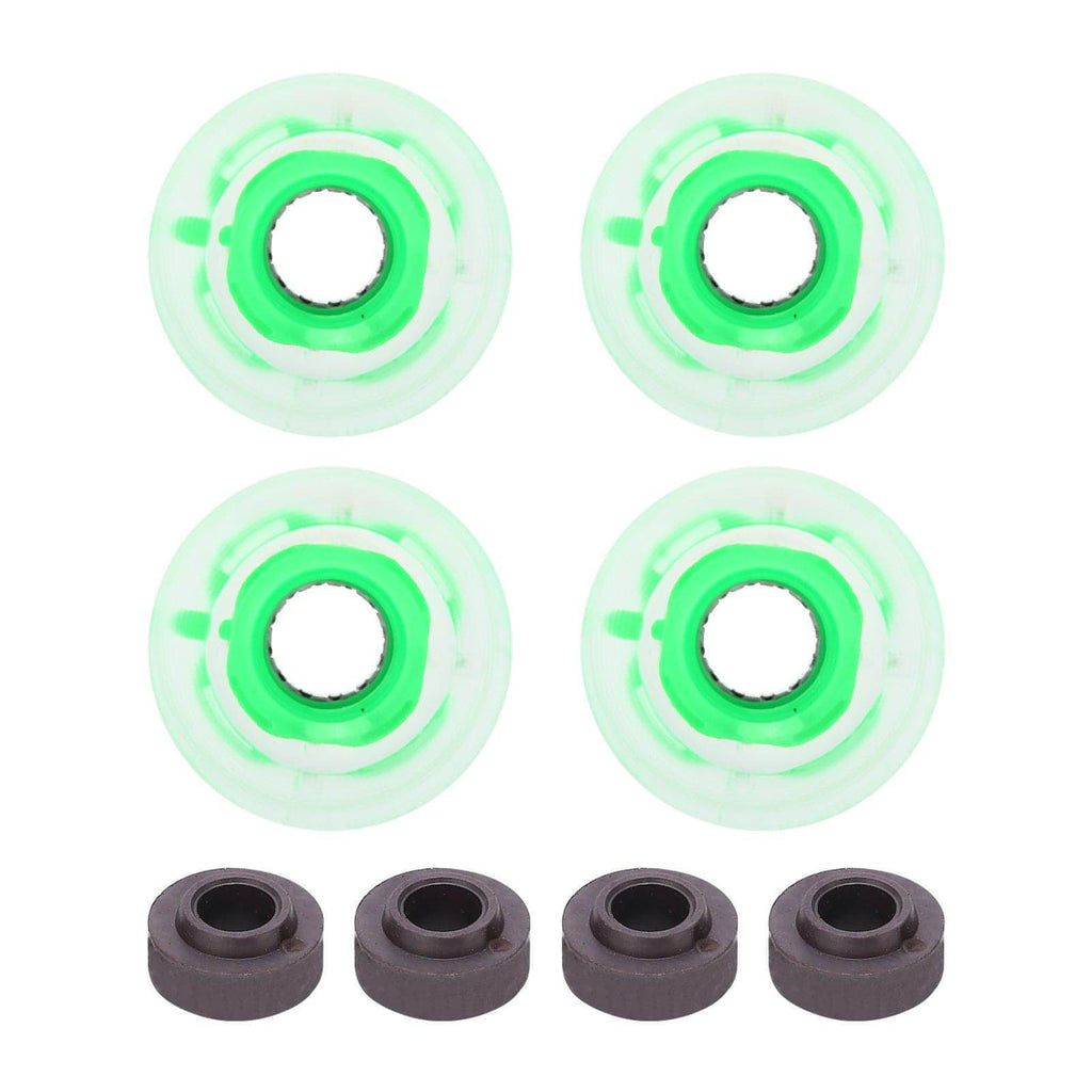 Roda 78a 60x45mm Highelastic Skateboard Wheel PU enchimento PU para Longboard Cruiser Board (verde)