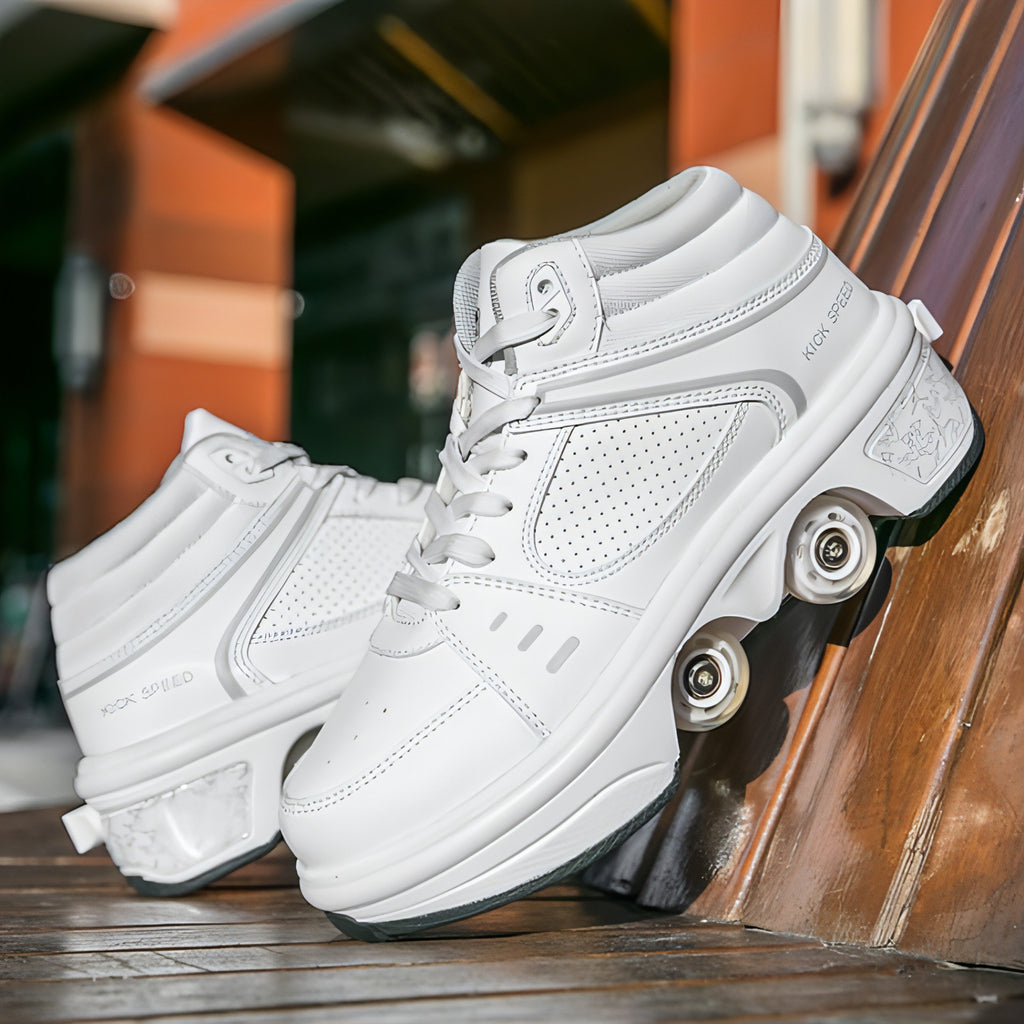 Doppelreihige Rollschuhe