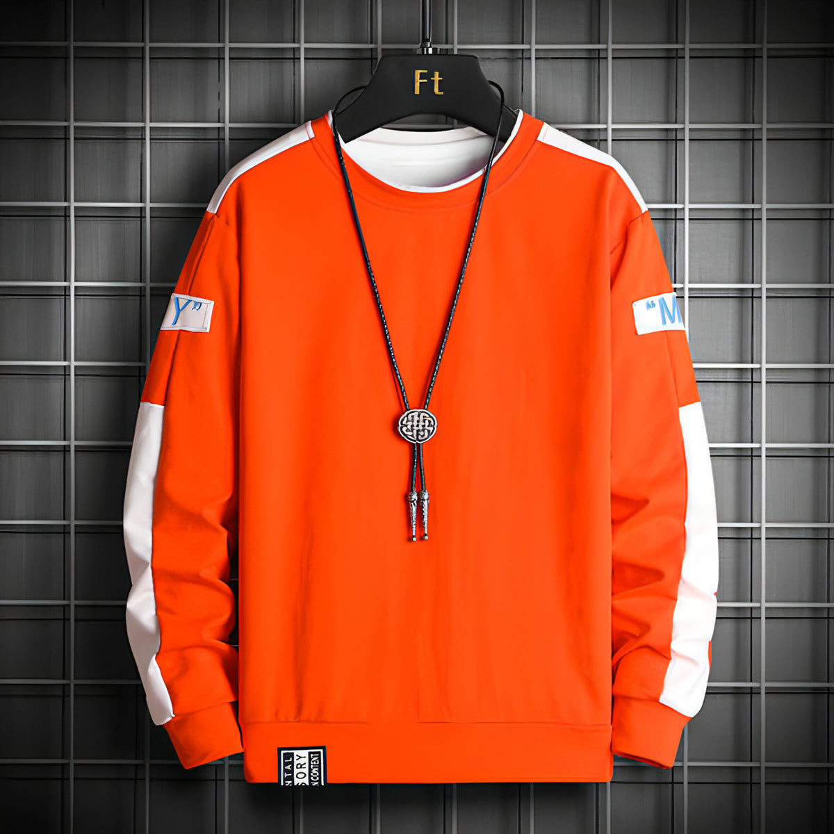 Men's Spring &amp; Autumn Casual Sports Round Neck Sweater