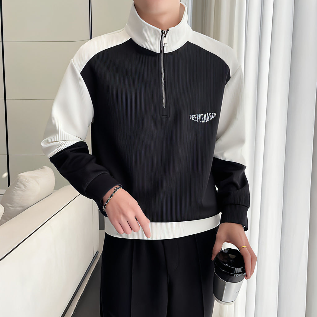 Men's Four Seasons Half-Zip Cotton Jacket
