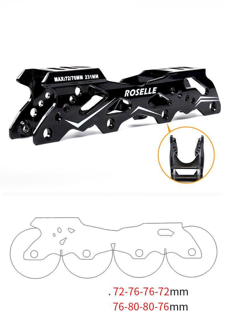Inline-Rollschuhlaufen für Erwachsene, Anfänger, schicke flache Schuhe