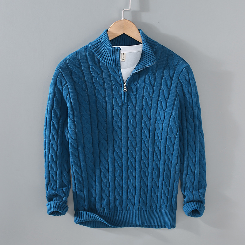 Neu Herren Warm Dicken Nadel Rollkragen Pullover Männer