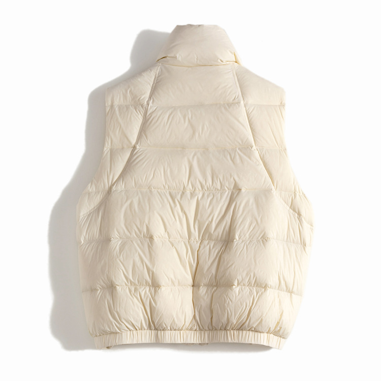 Warm Down Short Vest Autumn And Winter White Duck Down Women Jacket