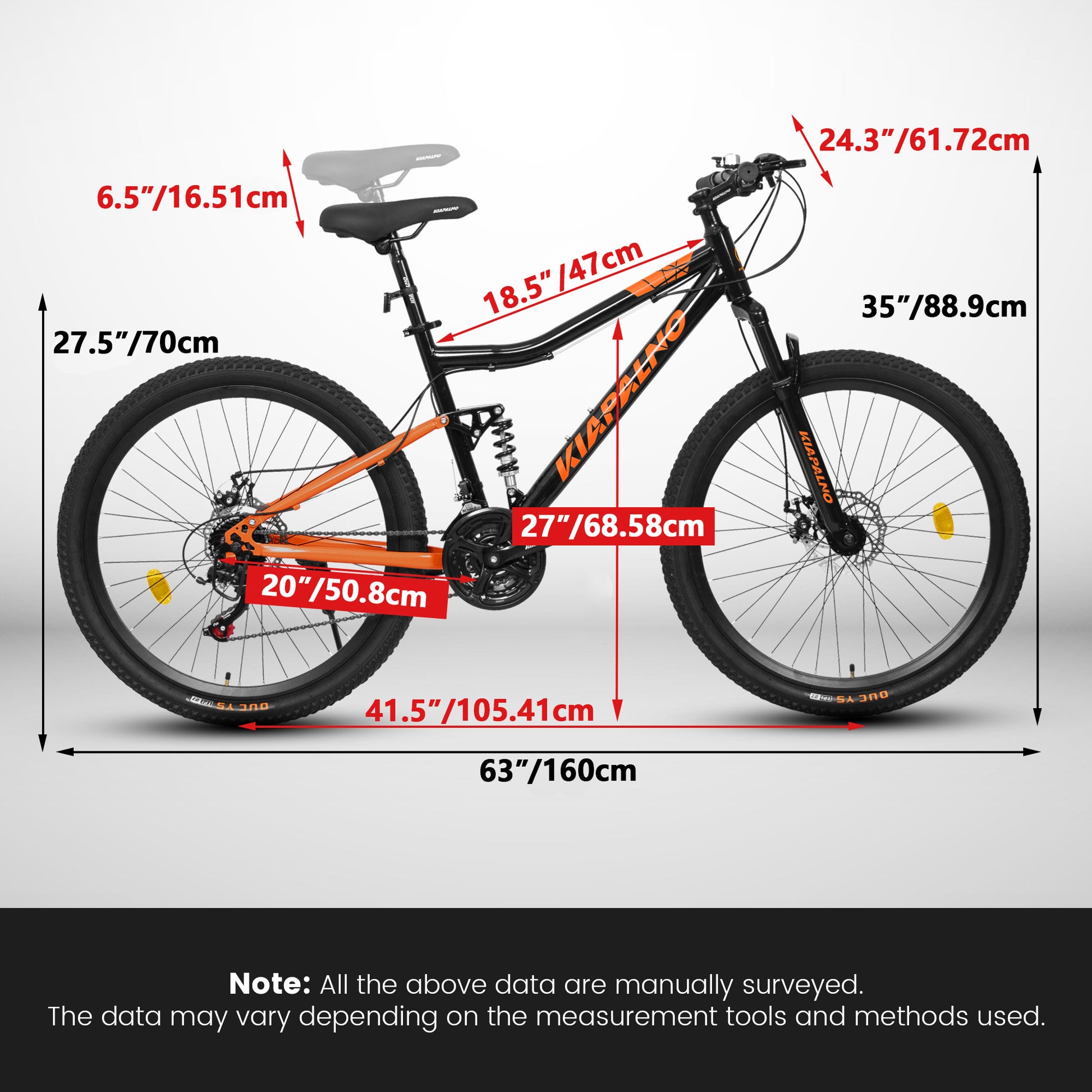 TerraRush™ – 26" Mountain Bike with Shock Absorber & 21-Speed Gear
