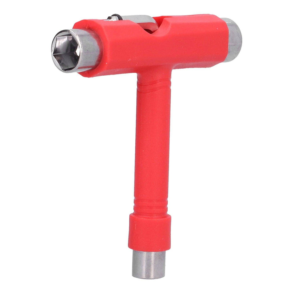 Skate-Tool Multifunktions Tragbare Skateboard TType Hex Key Kit Verschluss Hardware Rot