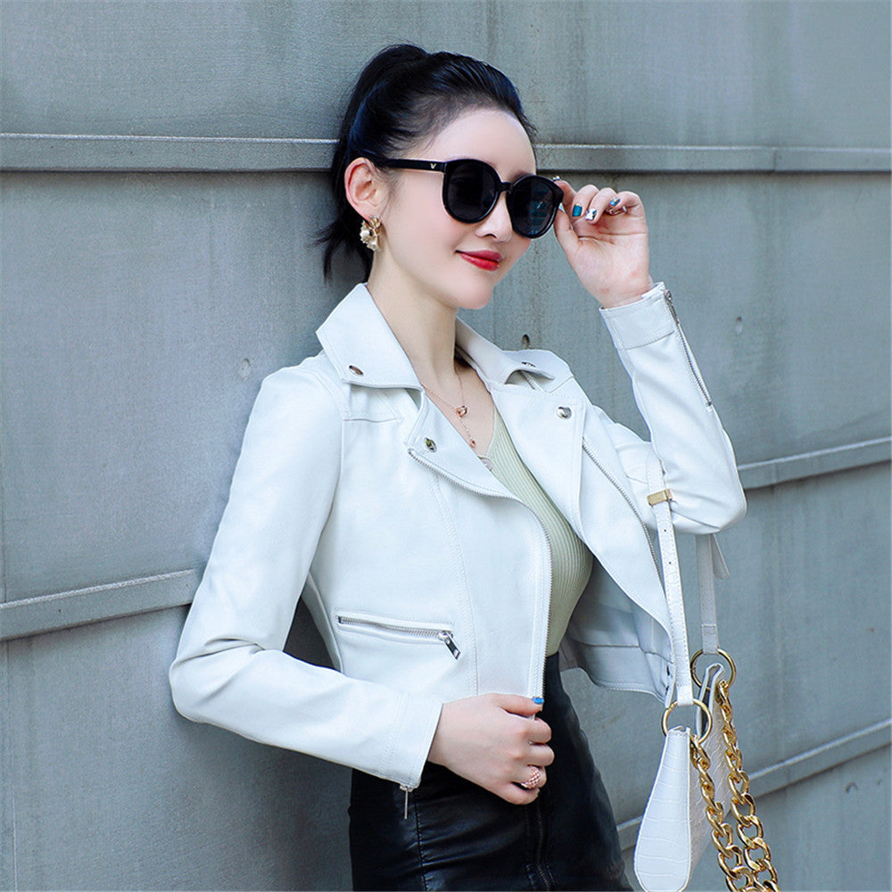Perfect Biker Style – Slim Fit Faux Leather Jacket