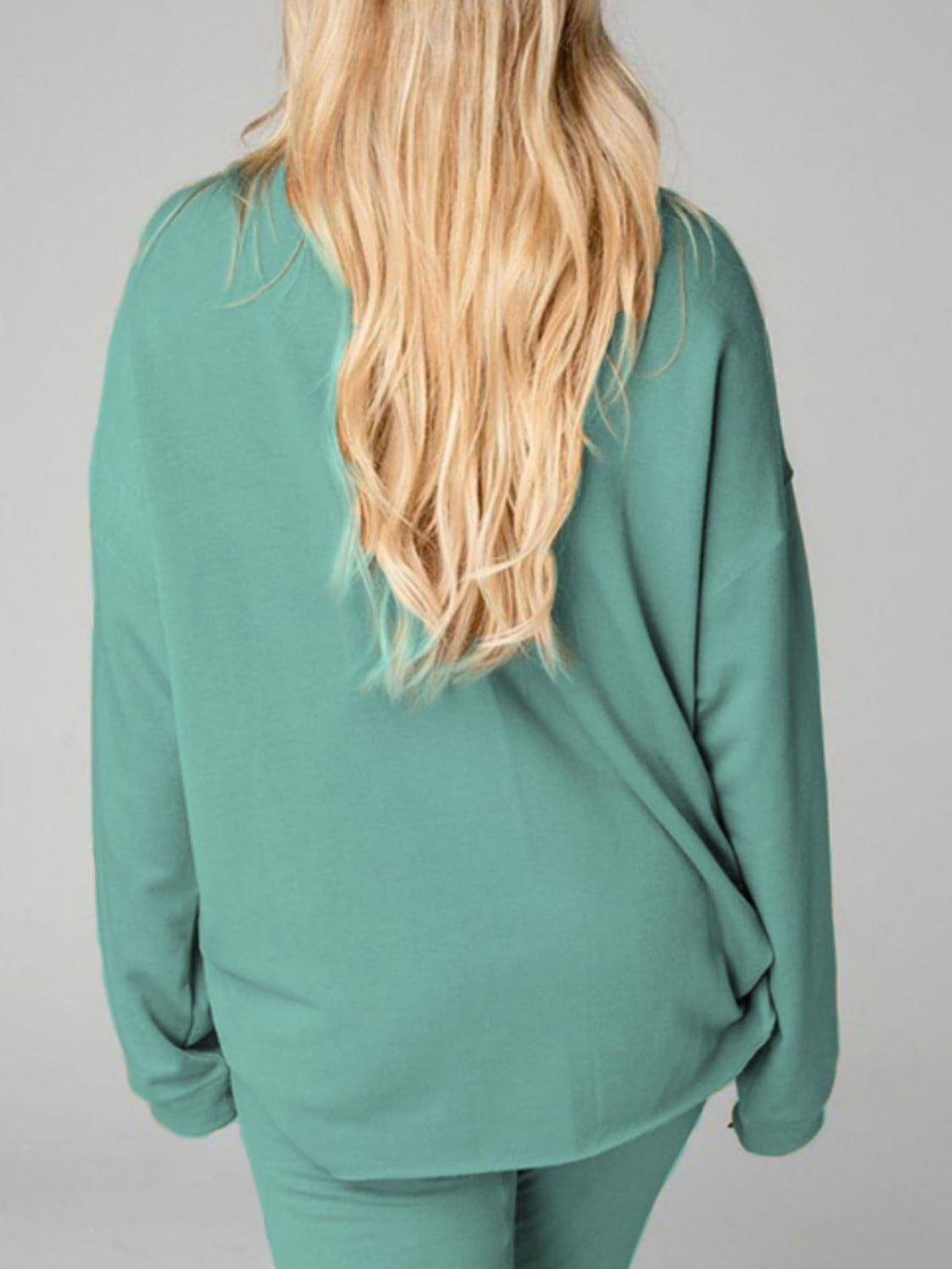 Set felpa effetto vissuto e pantaloni da jogging