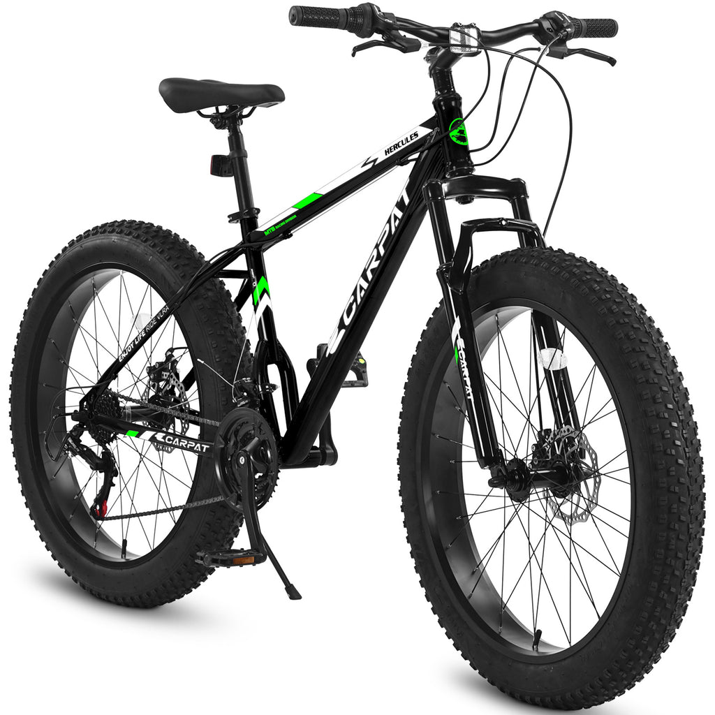 TerraForce™ Ruff-Ryde – 26" Fat Tire Mountain Bike (21-Speed, Full Suspension)