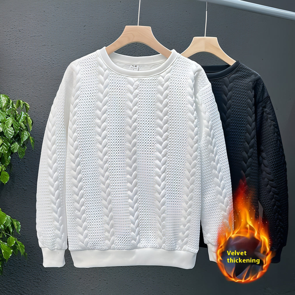 High Sense Internet Hot Fashion Brand Brushed Hoody Men