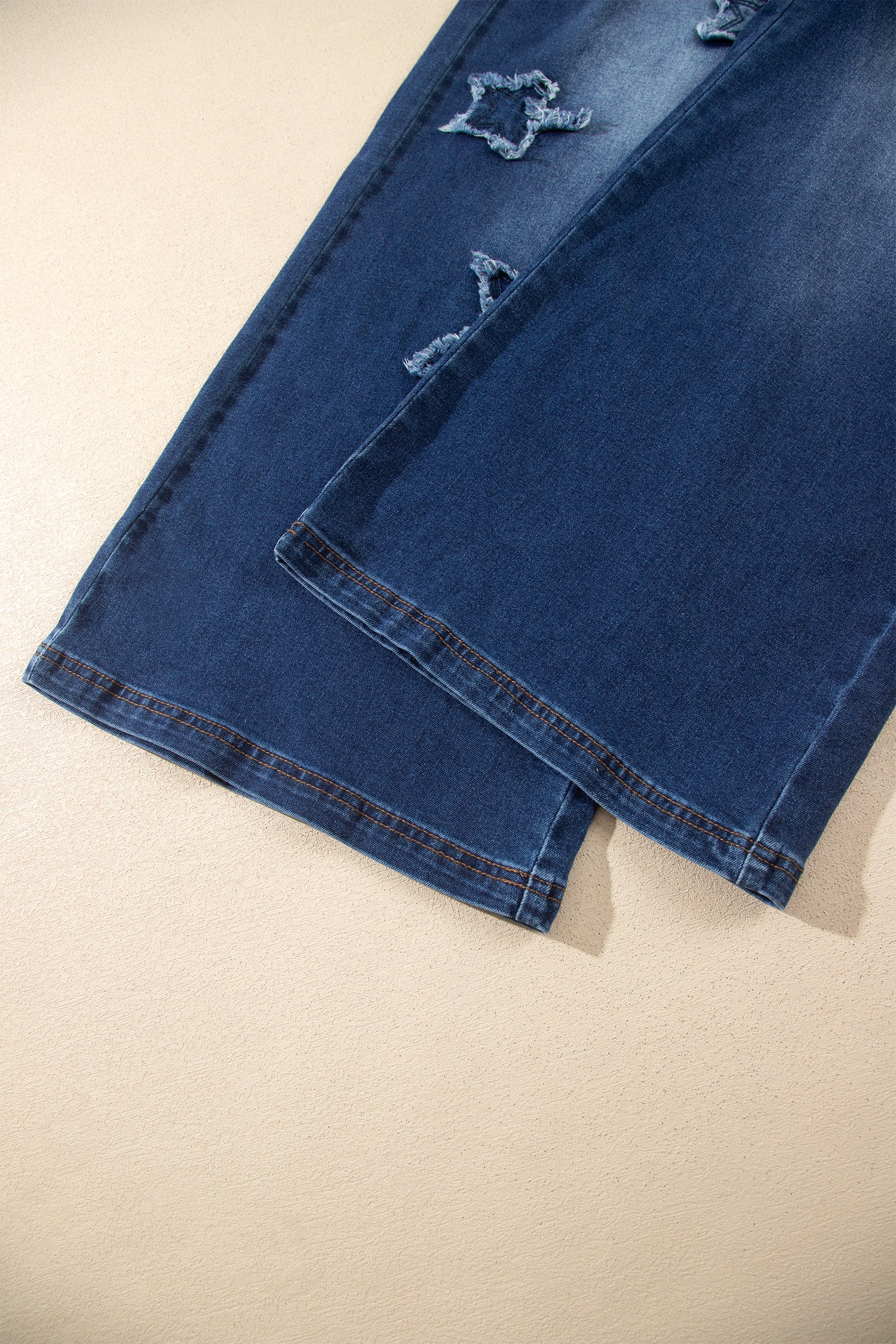 Ashleigh Blue Star Decorated Wide Leg Jeans