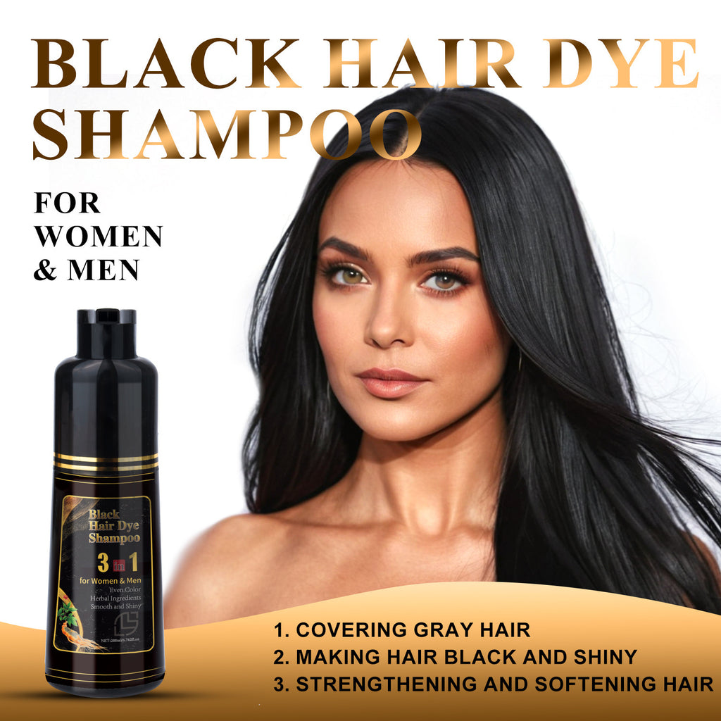 Black Ran Hair Shampoo 3-in-1 – Cleanses, Nourishes & Refreshes Color (200ml)