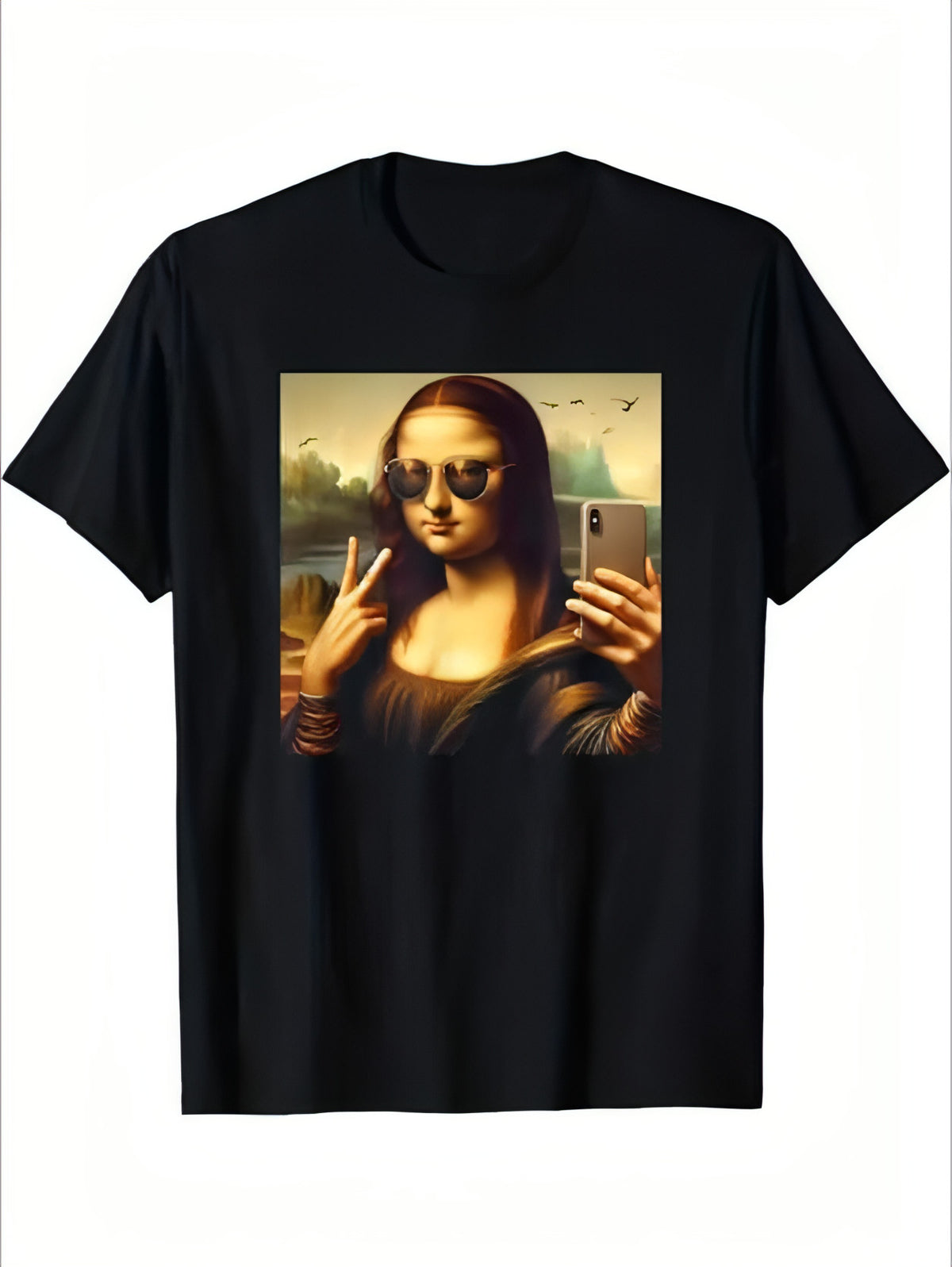 Bedrucktes Kurzarm-T-Shirt für Herren