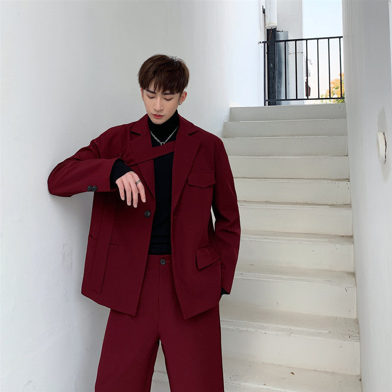 AvantGarde™ Men's Wool Coat – Bold, Innovative & Stylish