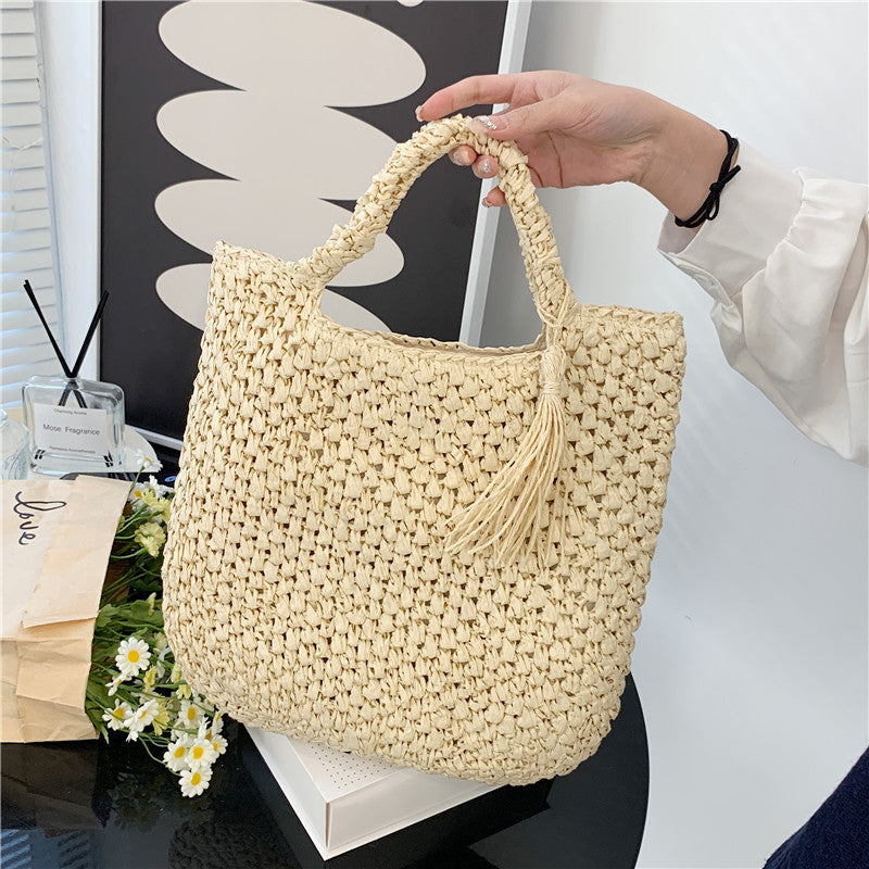 SolunaWeave™ – Nomad Knit Tote