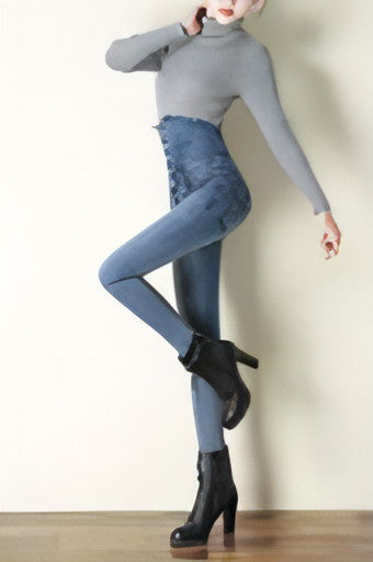 Jeans de cintura alta