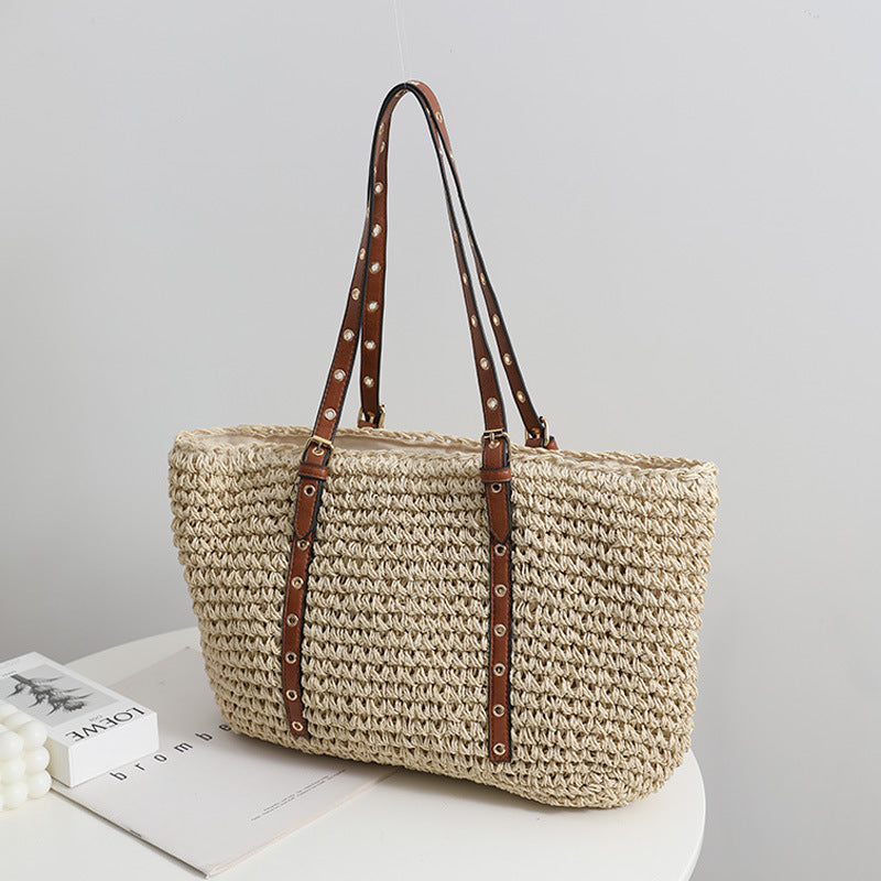 TerraWeave™ Tote – Natural Woven Edition