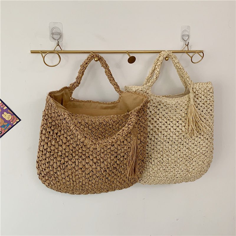 SolunaWeave™ – Nomad Knit Tote