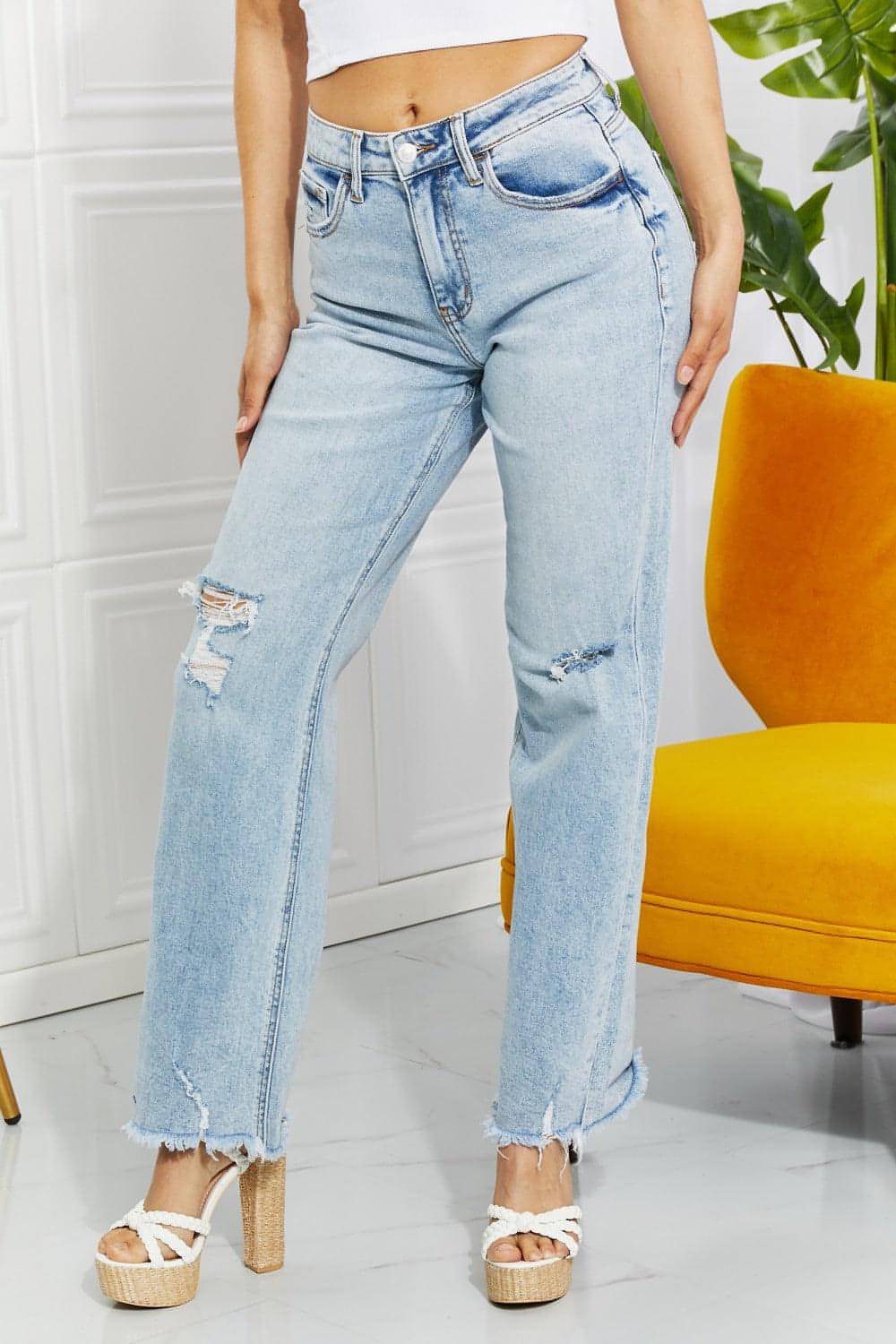 Vervet by Flying Monkey – Allie – Dad-Jeans in voller Größe im 90er-Stil