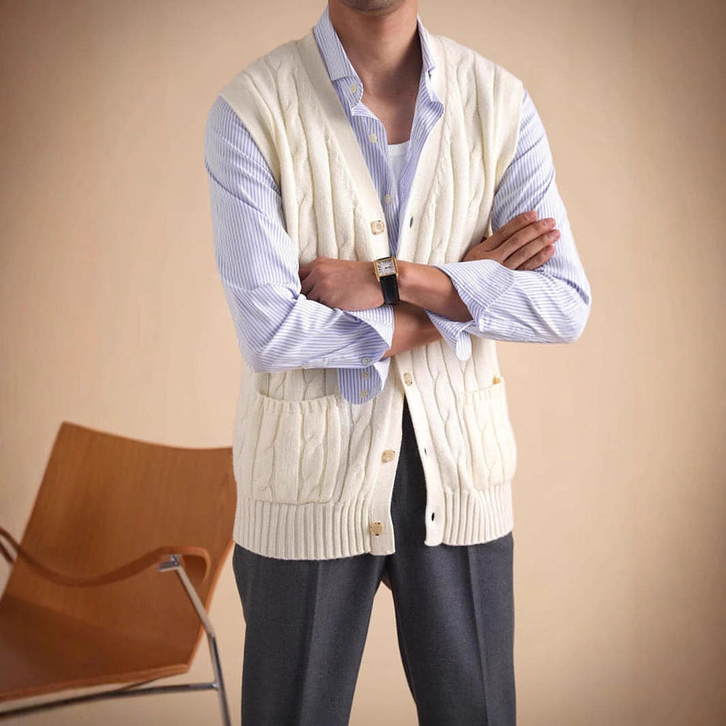 Aoyang Wollweste Pullover Herbst und Winter