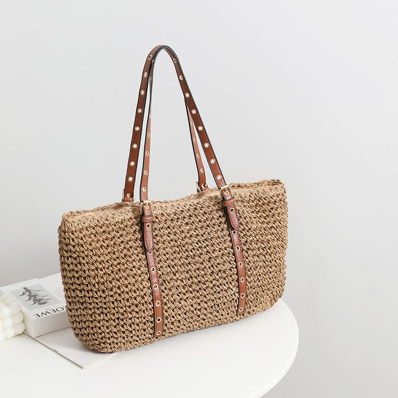 TerraWeave™ Tote – Natural Woven Edition