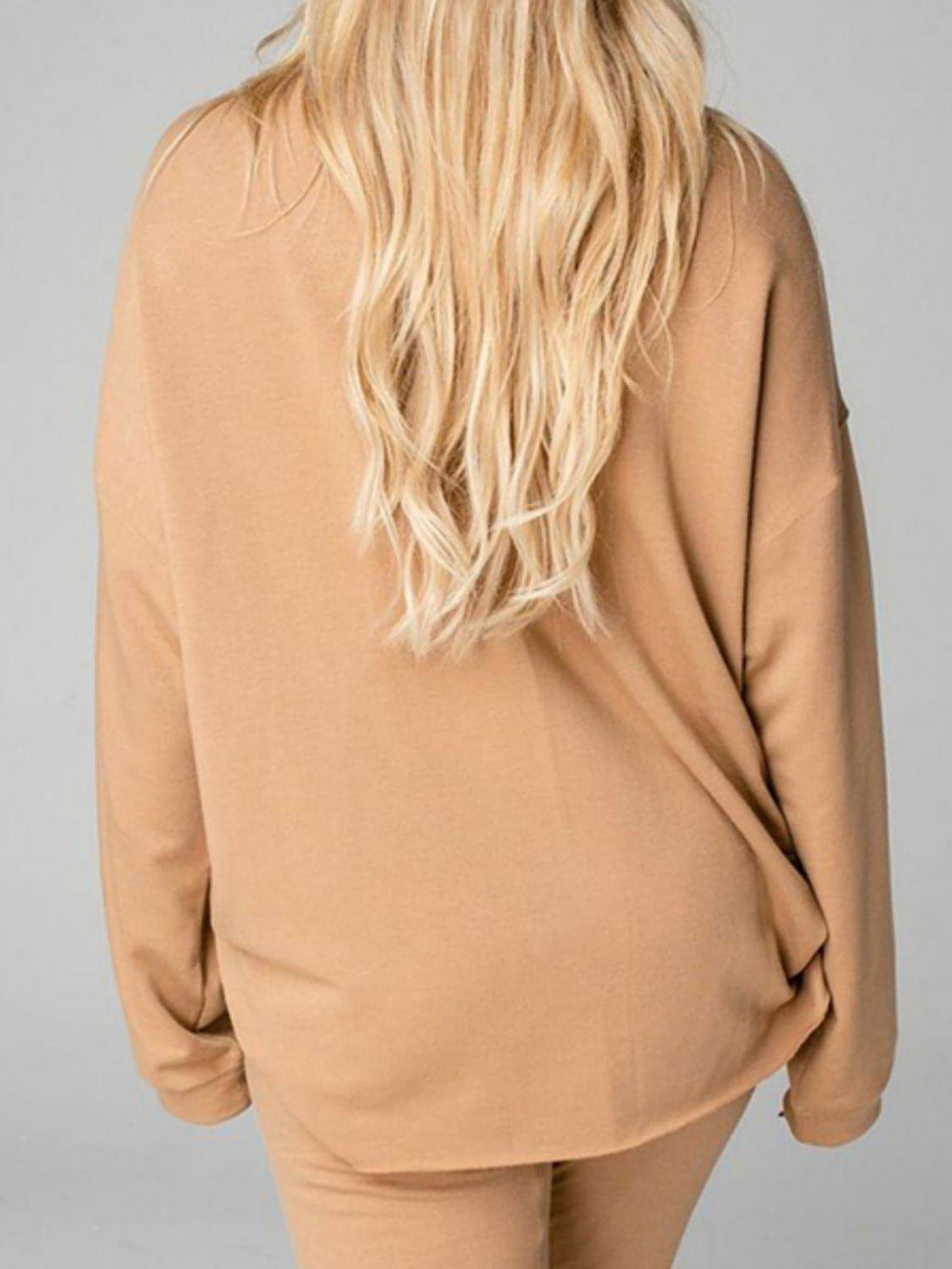 Set felpa effetto vissuto e pantaloni da jogging
