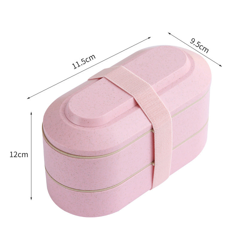 EcoBento™ – Japanese Wheat Straw Bento Box | Microwave Safe & Minimal Design