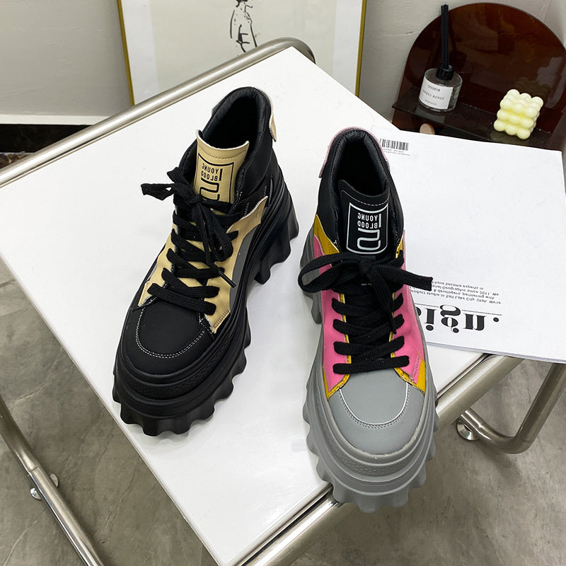 ALLFASHION™ – AltRise Chunky High-Top Platform Sneakers