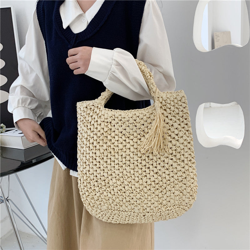 SolunaWeave™ – Nomad Knit Tote