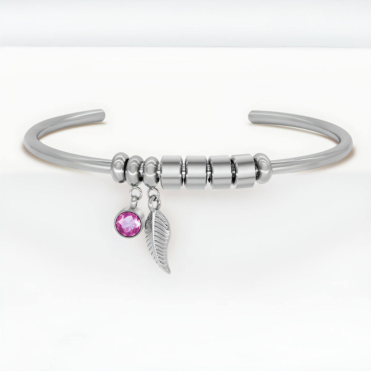 LuxeJewels™ – Birthstone Initial Bracelet