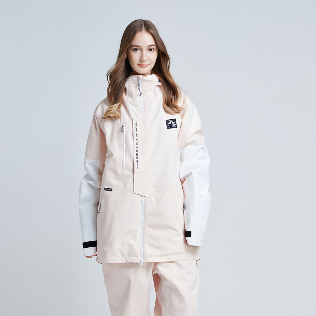 Modische, lockere Hoodie-Jacke mit Fleece-Futter für Damen